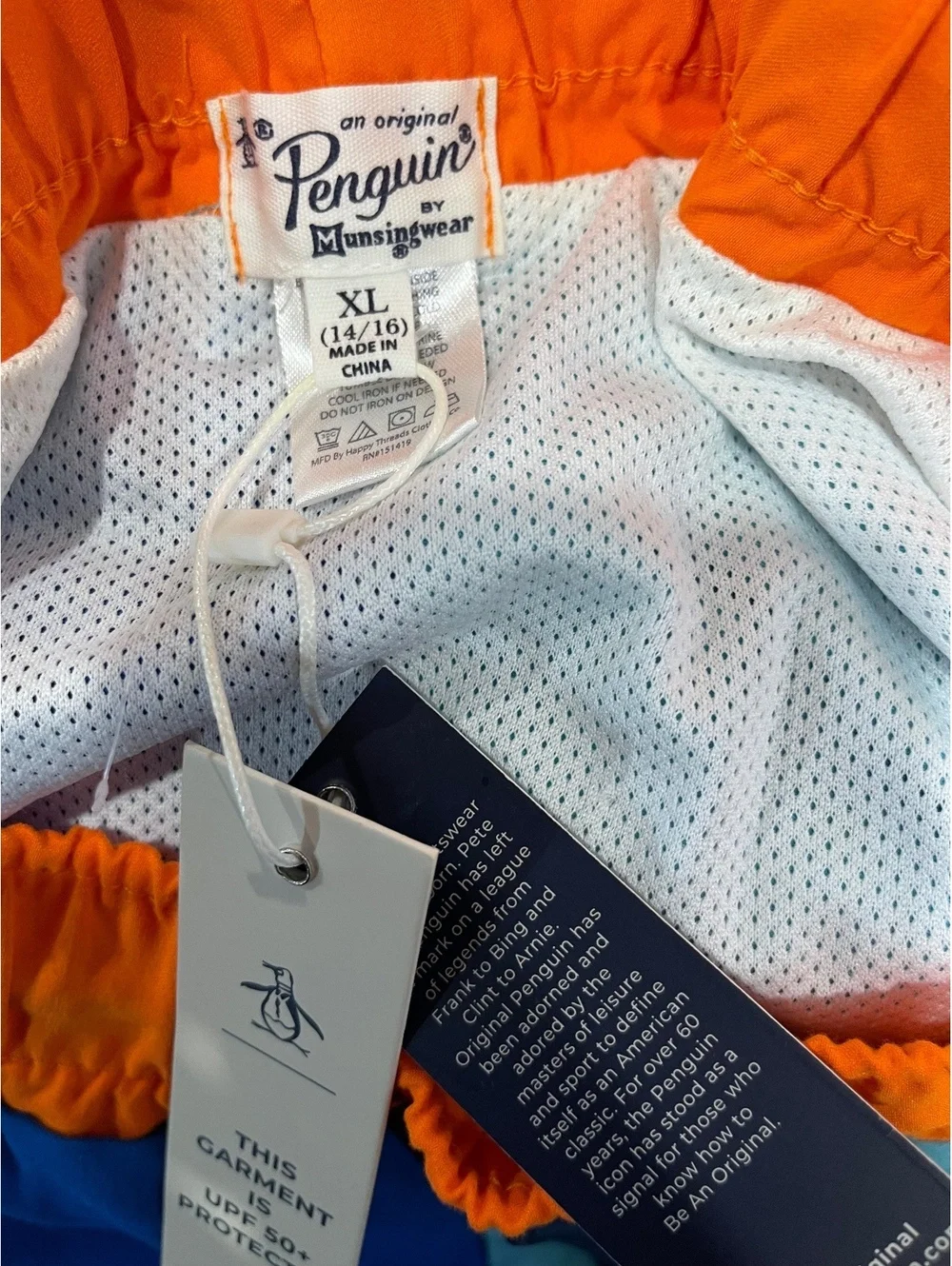 Original Penguin Colorblock Swim Shorts XL